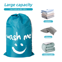 Sac à Linge Pliable en Tissu Oxford avec Cordon, pour Rangement et Organisation des Vêtements – Modèle « Wash Me »