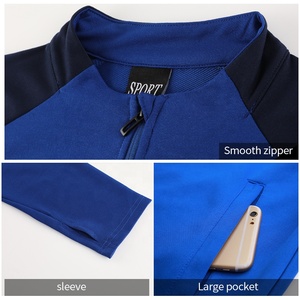 Survêtements personnalisés pour hommes, vêtements de sport, jogging, survêtement de football, survêtement de haute qualité, fermeture éclair intégrale, velours, ensemble de survêtement décontracté pour l'entraînement 905 - Product Image 5
