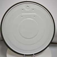 Vente en gros d'usine 603 #   Bouchon facile à ouvrir en porcelaine blanche TFS de 153 mm pour boîte de conserve de ketchup et sauce tomate