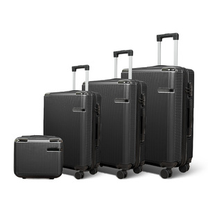 4Pcs Durable ABS PC <b>Suitcases</b> 20 24 28 Inch Travel Corner Guards Factory Sample Available Business Trip Luggage - Product Image 2