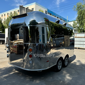 Chariot mobile de restauration personnalisé en acier inoxydable pour cuisine, barbecue, glaces, camion de vente ambulante, remorque, camion de restauration, boulangerie - Product Image 3