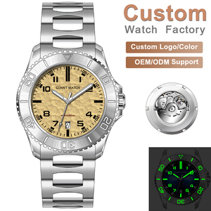 Nuovo Design Orologio Personalizzato Classico di Lusso con Logo Minimalista Tutto in Acciaio Inossidabile Orologio da Polso Automatico per Uomo - Product Image 1