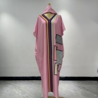Robe Abaya Africaine à Imprimé Musulman en Gros - Kaftan Ample pour Femmes, Approvisionnement Direct Usine