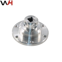 Accouplement à bride usiné CNC en alliage d'aluminium et acier inoxydable, diamètre intérieur 12 mm, type fixe, connecteur d'axe de perçage pour RC