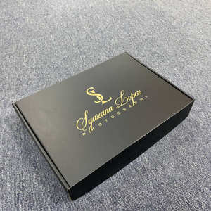 Boîte de courrier en carton ondulé noir, affine de courrier, littéraire, pour petite boîte d'affaires - Product Image 3