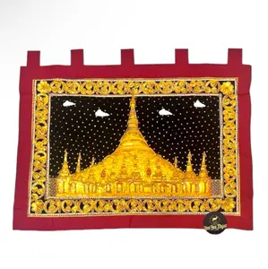 Fait à la main de la pagode Shwedagon du Myanmar commandée comme cadeau pour une pendaison de crémaillère et un produit d'ouverture de magasin de Thaïlande