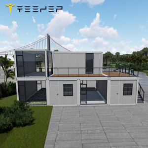 2020 Design House bungalows cabin kit cabin log casas pvc container eps house flat pack hause box home kits