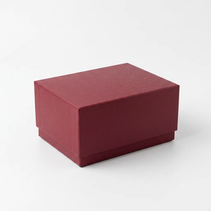กล่องนาฬิกาไม้สีดำทรงสี่เหลี่ยมพร้อมปุ่มปิดสีทอง กล่องเก็บของที่ทนทาน - Product Image 6