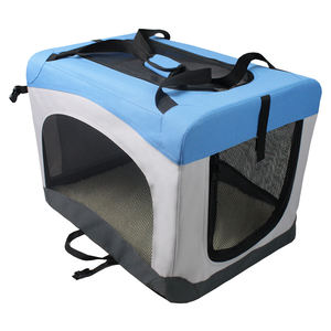 กรงสัตว์เลี้ยงแบบนิ่มพับได้<span class=keywords><strong>2</strong></span>ประตูกระเป๋าใส่สัตว์เลี้ยงมีสายรัดและเสื่อขนแกะสำหรับสุนัขแมว - Product Image 5