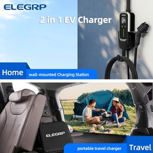 लीग्रेप हमें घर 7kw 11kw मोबाइल वॉल-माउंटेड चार्जिंग स्टेशन प्रकार 1 प्रकार 2 इलेक्ट्रिक कार चार्जर पोर्टेबल चार्जर - Product Image 5