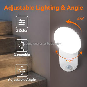 Iluminación LED para pasillo con batería giratoria de 360 °, lámpara de pared, temporizador, sala de estar <span class=keywords><strong>Interior</strong></span>, <span class=keywords><strong>luz</strong></span> led plegable - Product Image 2