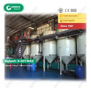 HOT Sale Edible Soybean Palm Kernel Sunflower Coconut Cooking Vegetable Oil Refining Machine for Processing Mini Crude (MLM)