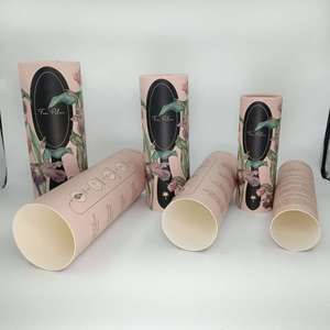 Biodégradable Brosse À Cheveux Logo Imprimé Cils Maquillage Emballage Tube Brosse À Dents Boîte En Carton Tube De Papier pour Peigne Brosses - Product Image 3