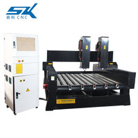 Machine de découpe de pierre Senke pour granit, marbre, Quartz, porcelaine, carreaux de comptoir 1325, double tête, perceuse cnc, marbre