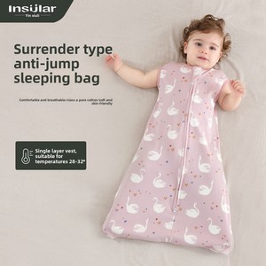 <span class=keywords><strong>Saco</strong></span> de <span class=keywords><strong>Dormir</strong></span> para Bebé de Algodón sin Mangas con Cremallera Metálica, Anti-Sobresalto, Anti-Patadas, Temperatura Constante, Pijama Tipo Chaleco para Niños - Product Image 3