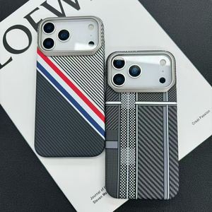 JOYPORODO <span class=keywords><strong>Coque</strong></span> de Luxe en Fibre d'Aramide Anti-Choc pour <span class=keywords><strong>iPhone</strong></span> 17 <span class=keywords><strong>Pro</strong></span> Max Air Mobile Chine Étui de Téléphone - Product Image 6