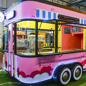 電気式屋台車、フライヤー、電気駆動、移動式フードカート、そして完全な厨房設備を備えています。 - Product Image 4