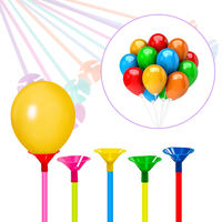 Tige de support de ballon renforcée et épaisse de couleur vive avec taille personnalisable pour la décoration de fête de Noël
