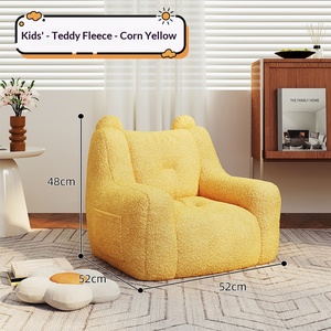 Mini-canapé paresseux pour enfants, fauteuil de lecture pour bébé, mobilier d'angle de lecture à thème dessin animé, petit canapé mignon pour tout-petits, pour chambre à coucher et décoration intérieure - Product Image 6
