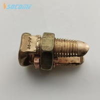 Equipo eléctrico de cobre y latón Conector atornillado dividido de 35mm