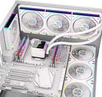 Gamer-X OEM 360mm RGB CPU Liquid Cooler Ultra-Quiet Air Water Cooling LED Gaming High-End PC Featuring Radiator Fan 3pin Power