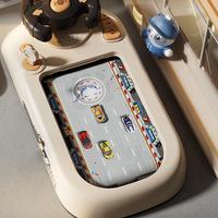 Console de jeu avec volant pour l'éveil, machine de jeu éducative et ludique, jouet de simulation de conduite automobile avec volant