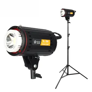 Fotografia profissional cob foto contínua retrato estúdio tv iluminação youtube 200w equipamento de estúdio luz