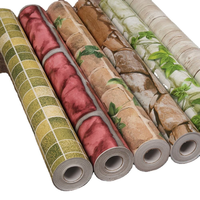 Papier peint amovible en stock, décoration murale pour la maison, PVC antidérapant, vente en gros, décoration murale autocollante, papier peint à coller et à décoller