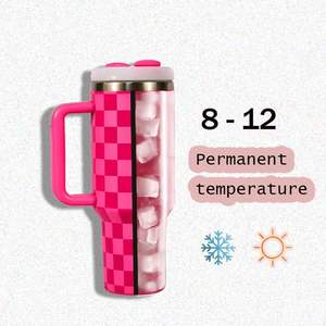 Prix d'usine, vente en gros, tasse de voyage en métal sous vide personnalisée avec logo, tasse de voyage en acier inoxydable, gobelet isotherme, gobelets de 40 oz avec poignée - Product Image 4