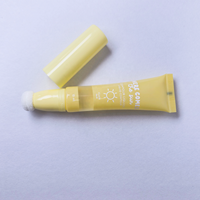 Tube cosmétique PE couleur personnalisée avec interrupteur rotatif, applicateur de fard à joues floqué, capacité 10-25 ml pour soins de la peau, fard à paupières, crème pour les yeux