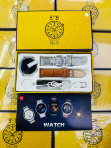 2024新产品智能手表手表4专业豪华<span class=keywords><strong>3</strong></span>表带1.5英寸圆形触摸屏蓝牙呼叫心率跟踪器智能手表 - Product Image 6