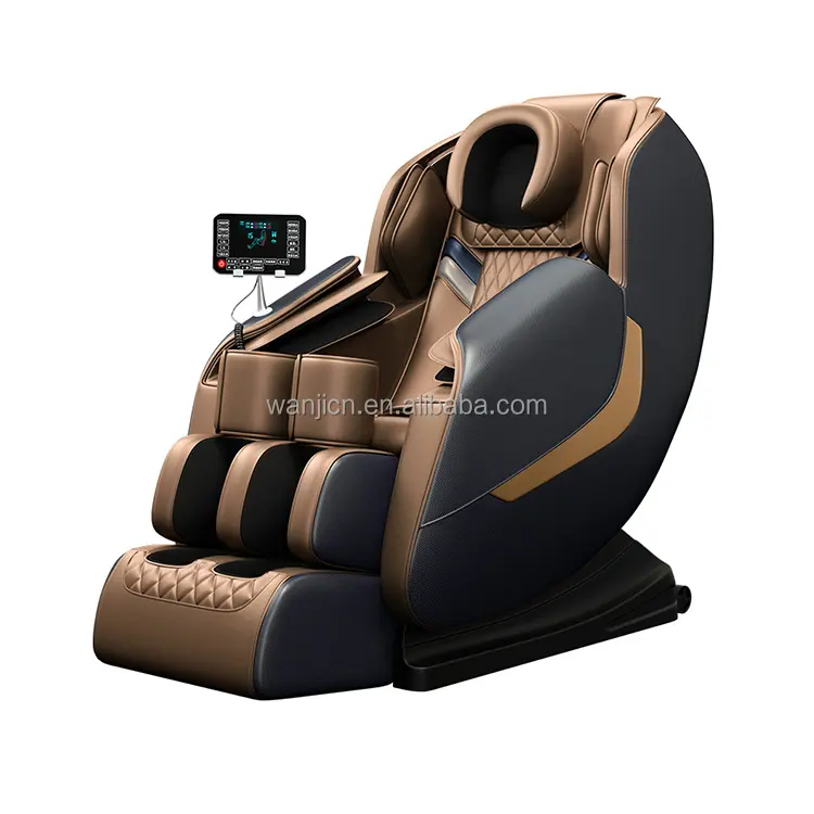 Full body luxury leather 3d 4d electric zero gravity massage chair