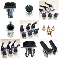 Ensemble de commande pilote avec pédale et valve pour excavatrice Komatsu PC210/220/240/360/450/460/650/850-5/6/7/8/10/11