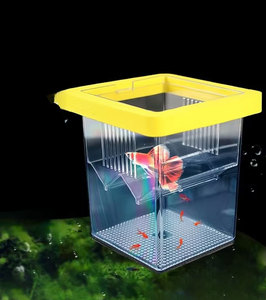 Caja de Incubación Acrílica Cuadrada Resistente, Ideal para Aislamiento de Peces, Cría de Medusas y <span class=keywords><strong>Guppys</strong></span>, para Escritorio o Dormitorio - Product Image 2