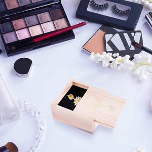 Pequeñas cajas <span class=keywords><strong>de</strong></span> madera maciza sin terminar personalizadas con tapas deslizantes caja <span class=keywords><strong>de</strong></span> almacenamiento <span class=keywords><strong>de</strong></span> madera para regalo - Product Image 6