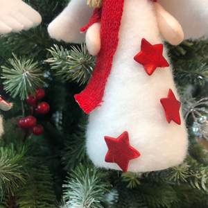 Conjunto de moda de Ángel de fieltro con estrellas, bufandas, adornos, árbol genealógico de Navidad, adornos de Ángel para fiesta, festival - Product Image 6
