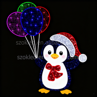 Marcos de Fotos LED 2D con Motivo de Grinch, Multicolores, Comerciales, para Exteriores, Decoraciones Navideñas con Clasificación IP65