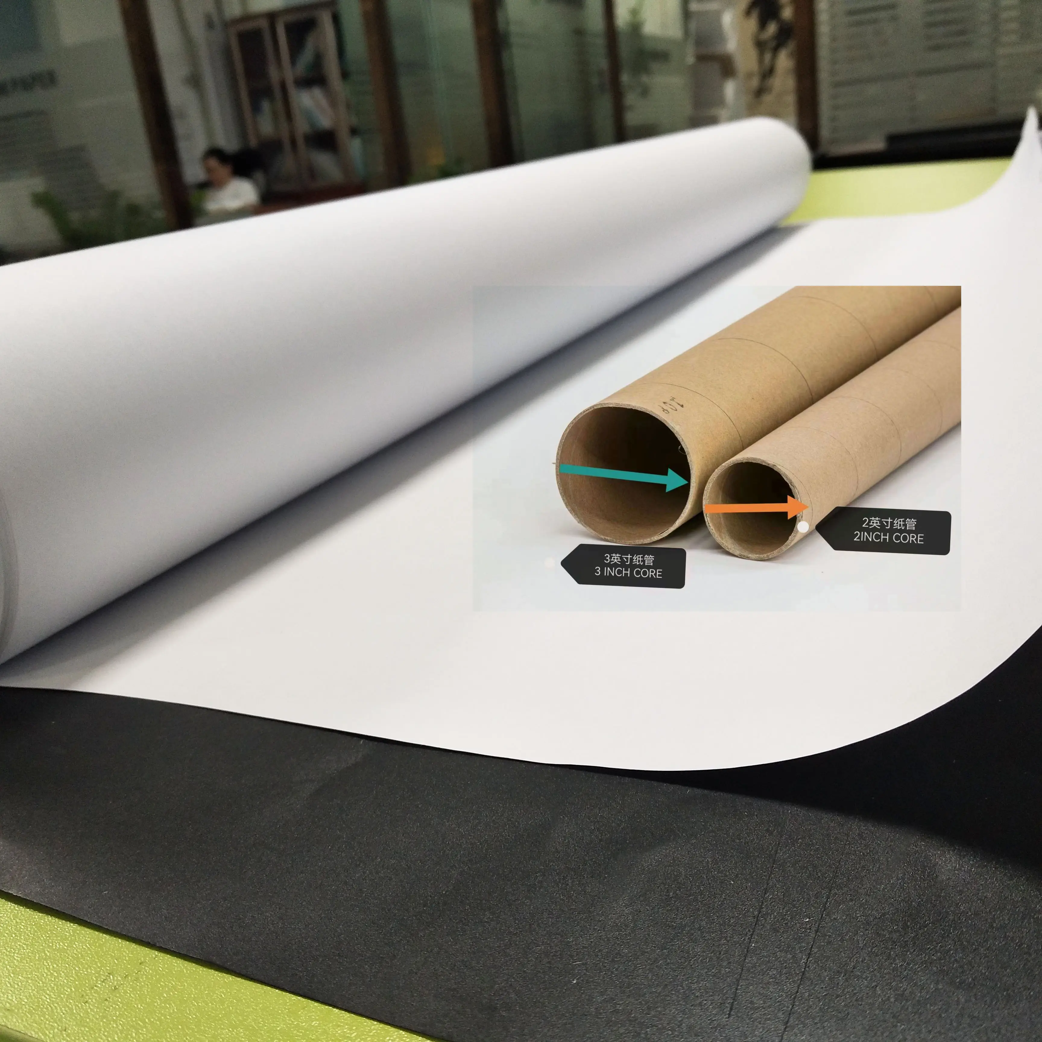 20LB 24 "CAD INK JET ROLLS Bond White 80gsm Plotter Paper para papel de ingeniería