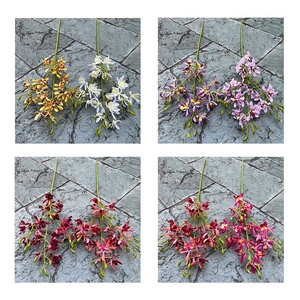 LE-227 Vente en gros directe <span class=keywords><strong>d</strong></span>'usine, orchidée Cattleya artificielle à tige unique, toucher réel, pour mariage et <span class=keywords><strong>d</strong></span>écoration intérieure - Product Image 5