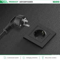 Interrupteur à bascule fiable Interrupteur d'éclairage Multiprises Norme Union Fournisseurs européens Alimentation électrique Interrupteurs muraux