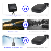 Antena GPS de Doble Banda con Cable de 5m, Receptor GNSS Activo de Alta Ganancia, Carcasa Impermeable Tipo Ratón para Automóviles y Embarcaciones