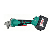 Meuleuse d'angle sans fil professionnelle 21V, personnalisée 7000 tr/min, batterie Li-ion 4.0Ah, filetage de broche M10, portable pour surfaces métalliques
