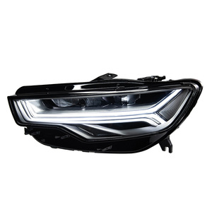 Pour Audi A6 C7 12-15, phares avant, spécification basse avec clignotant, mise à niveau vers une spécification haute - Product Image 4