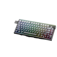 Clavier mécanique Attack Shark R85HE avec arbre magnétique, boîte lumineuse, filaire, RVB, jeu, faible latence, RT