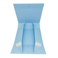 Caja de Regalo Plegable con Tapa Magnética, Caja de Embalaje de Regalo Plegable de Gran Tamaño y Panel Plano, Caja Plegable Personalizada