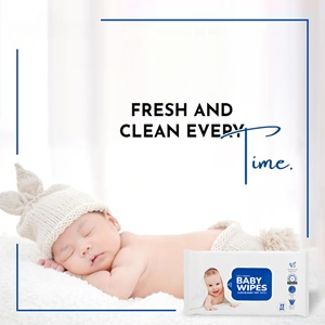 Toallitas Húmedas para Bebé al por Mayor, con Etiqueta Personalizada, Protección Pura, Ecológicas, Suaves, Biodegradables, Sin Perfume, 60 Unidades - Product Image 4