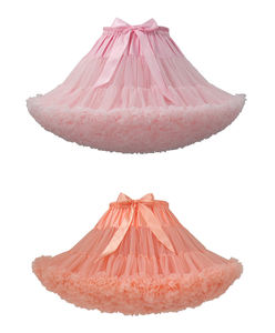 नई शैली वयस्क pettiskirt पॉलिएस्टर षट्भुज जाल स्तरित <span class=keywords><strong>tulle</strong></span> बैले टूटू स्कर्ट धनुष महिलाओं के साथ - Product Image 2