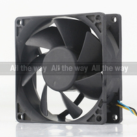 Delta 5V 24V 48V DC12V 0.51A AC EC 8025 8 8CM 4-kawat kontrol suhu sasis komputer Inverter AFB0812SH Coolingfan