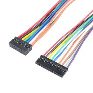 Fabricante de cabos de fios personalizados 2 3 4 5 6 Pinos Dupont 2.0mm Conector de passo cabos de fios Dupont 2.0