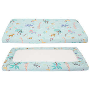 <span class=keywords><strong>Lenzuola</strong></span> con angoli impermeabili in cotone 100% stampa digitale personalizzata con pellicola in TPU per bambini prodotti per la sicurezza del bambino Oem - Product Image 1